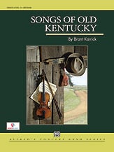 Songs of Old Kentucky band score cover Thumbnail